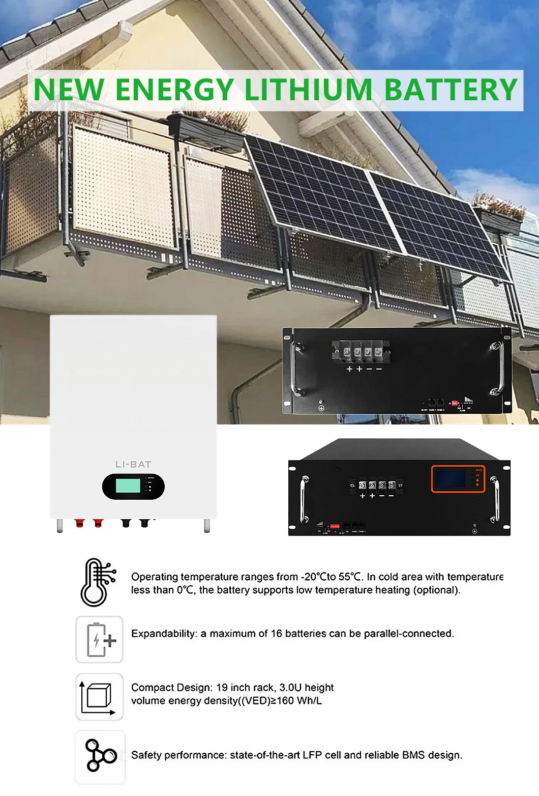 Autex 24V 12ah Low Price Lithium Battery with Long Life for Home Energy Storage System