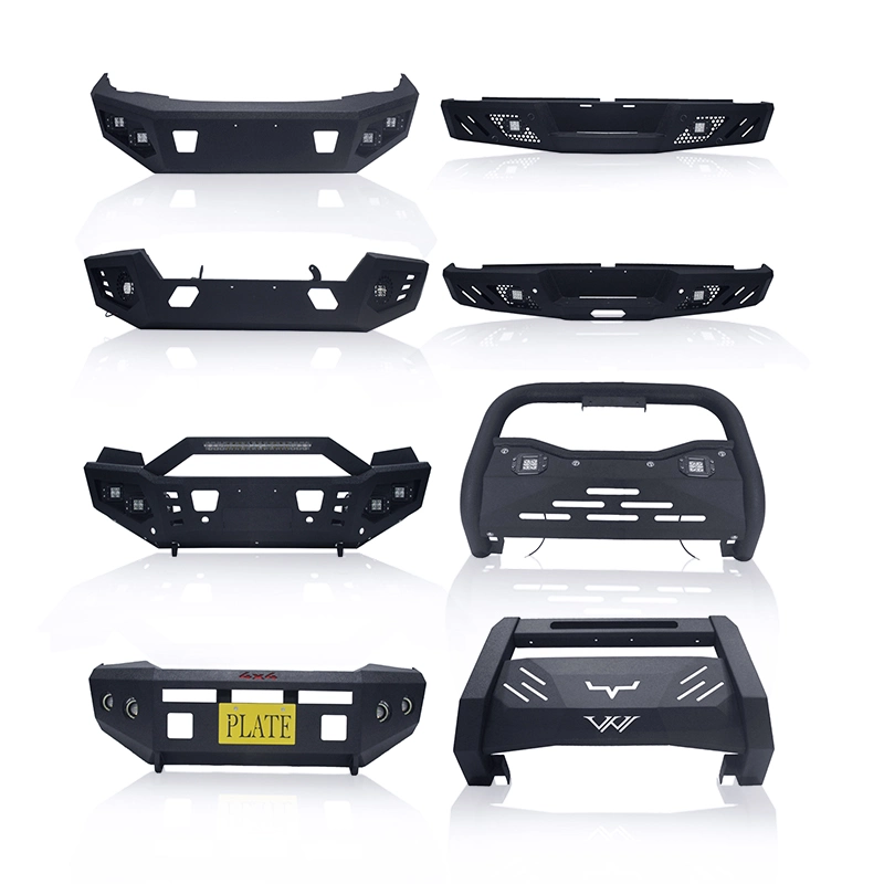 Pickup Steel Car Bull Bar Front Bumper for Toyota Hilux Land Cruiser LC200 Tacoma Tundra Fj Cruiser Mitsubishi L200