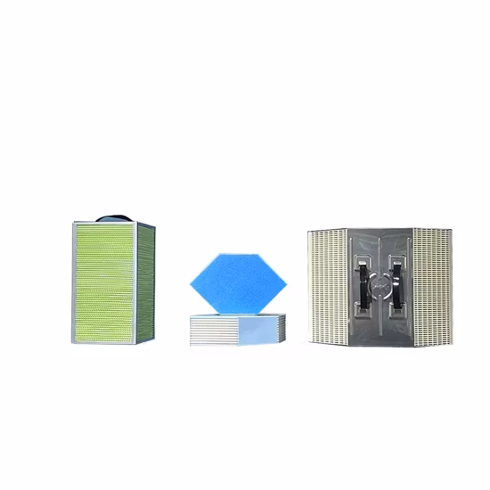 높은 여과 효율, 낮은 저항, 대용량, 고온 저항, Lbh 유형 고온 상자 필터